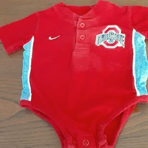 Nike infant Ohio State jersey onsie